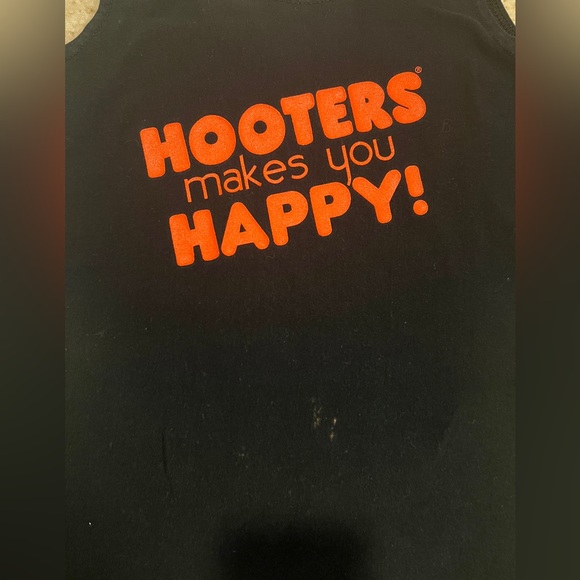Authentic Hooters black tank top size S - Picture 6 of 6